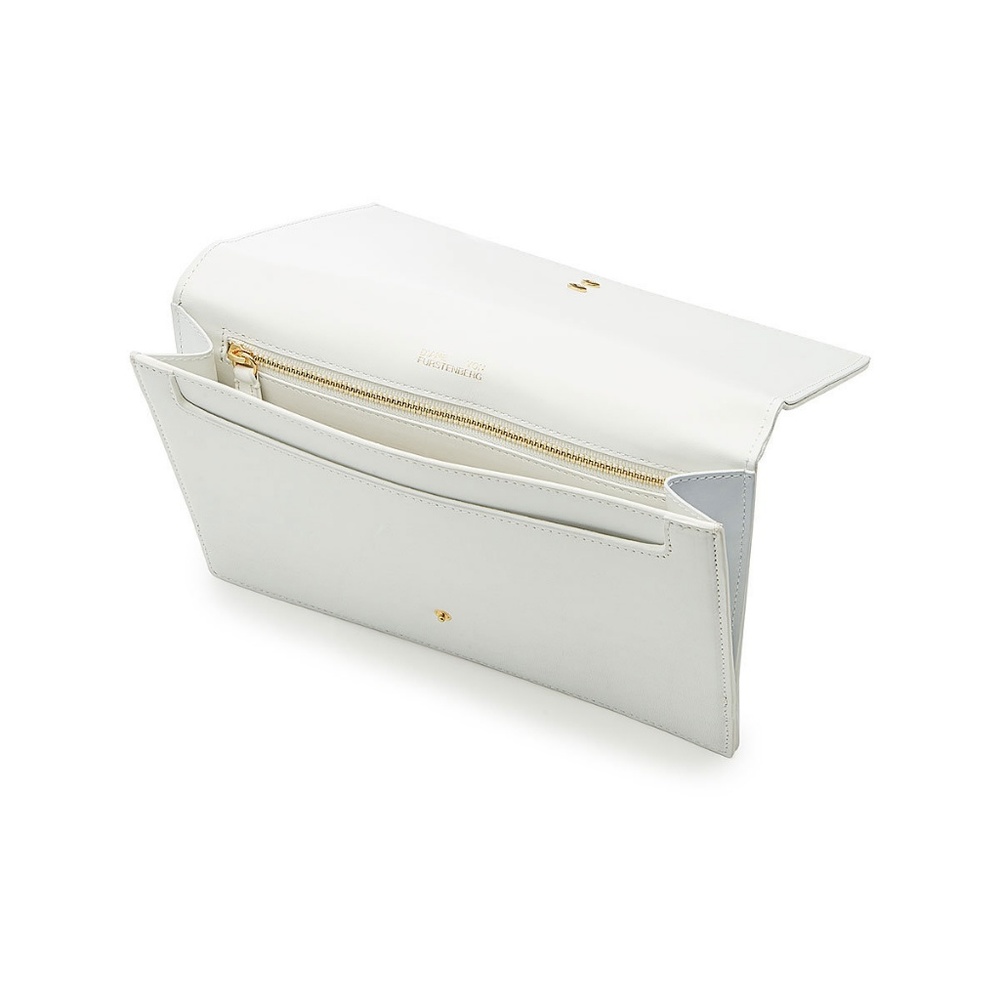 DVF Large Rafia Flap Pouch - Picture 3 of 4